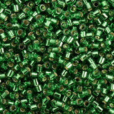 Delica 10/0 RD #0046 Light Green Silver Lined 5.2g Vial